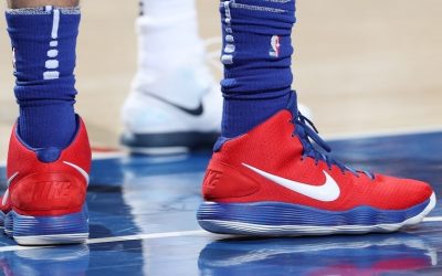 Lot Detail - 3/28/2019 BEN SIMMONS 76ERS GAME WORN NIKE 'HYPERDUNK X' SHOES  EASILY PHOTO-MATCHED TO WIN VS. NETS - 16 PTS. & 8 AST.